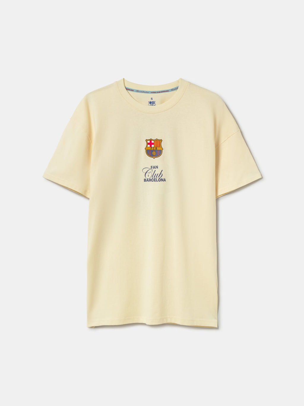 T-shirt Ecru Fan Club Barça