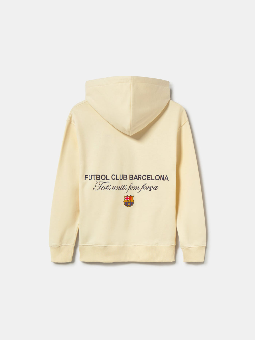 Hoodie Ecru Fan Club Barça - Junior