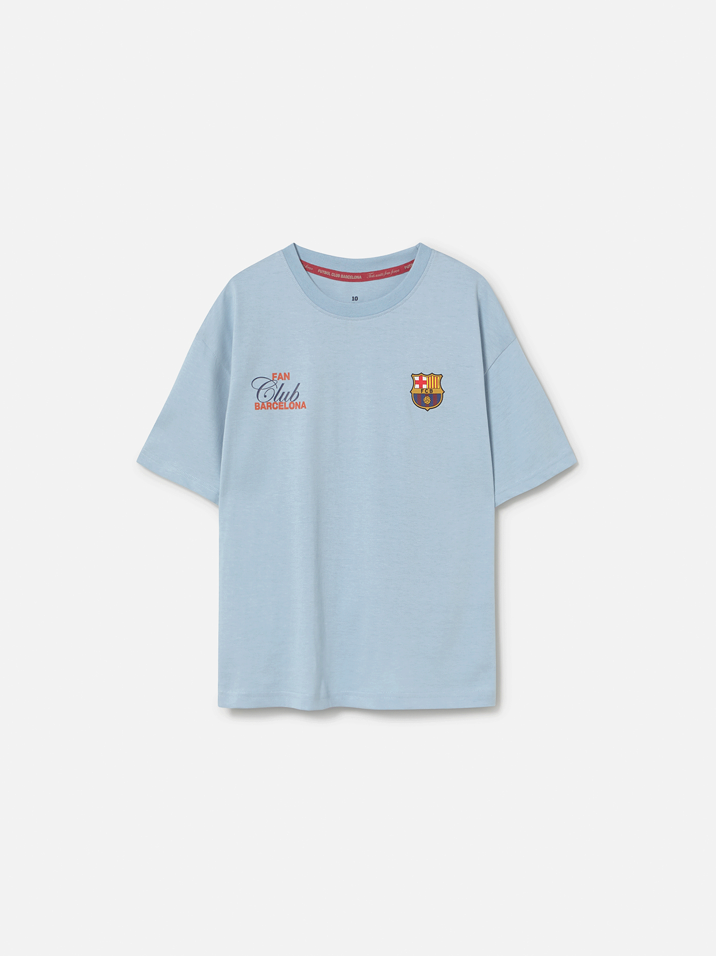 T-shirt Light Blue Fan Club Barça - Junior