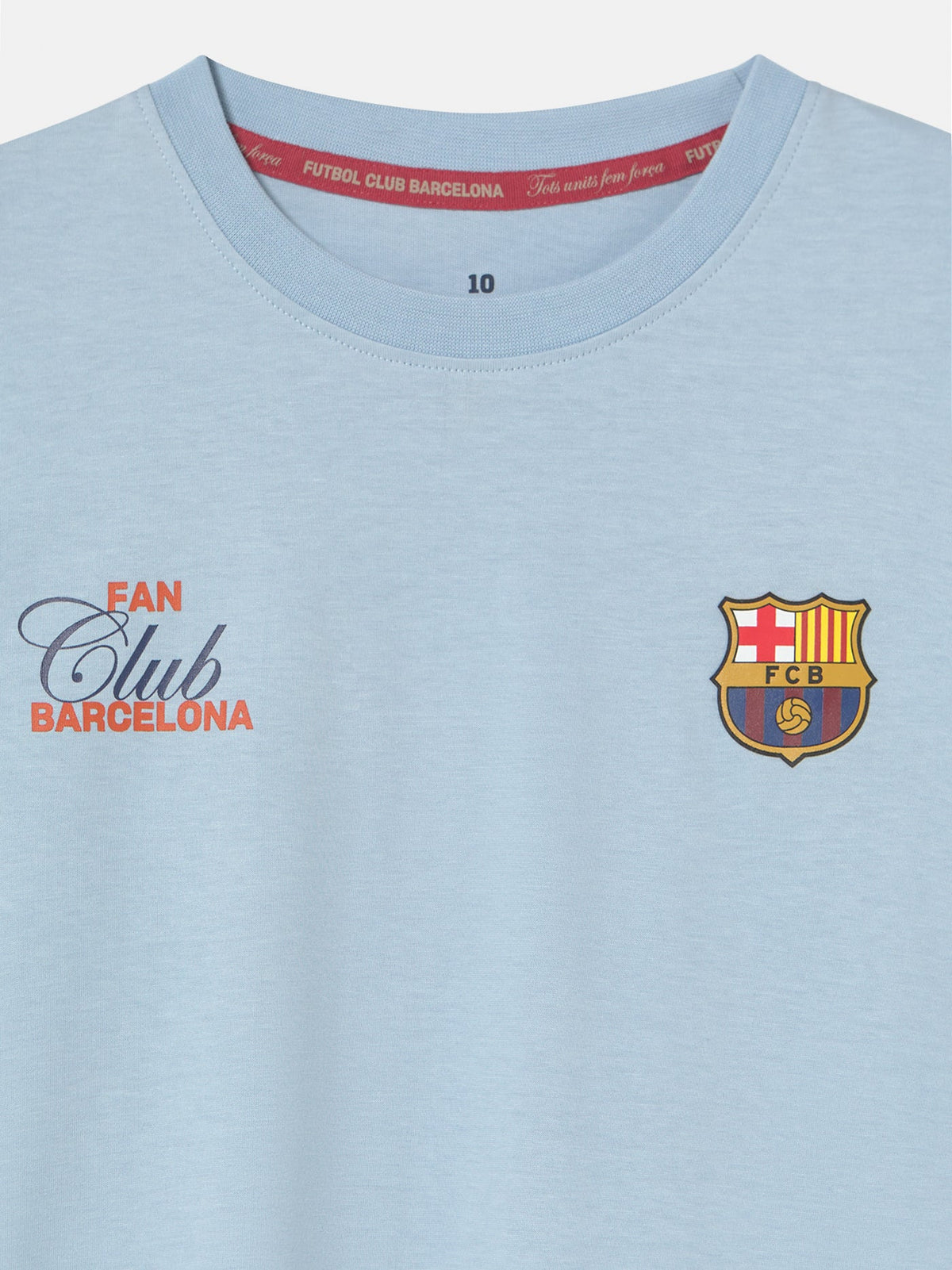 T-shirt Light Blue Fan Club Barça - Junior
