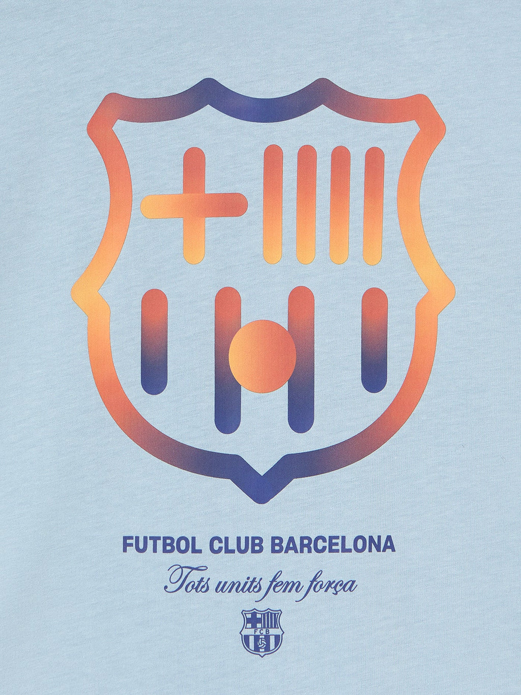 T-shirt Light Blue Fan Club Barça - Junior