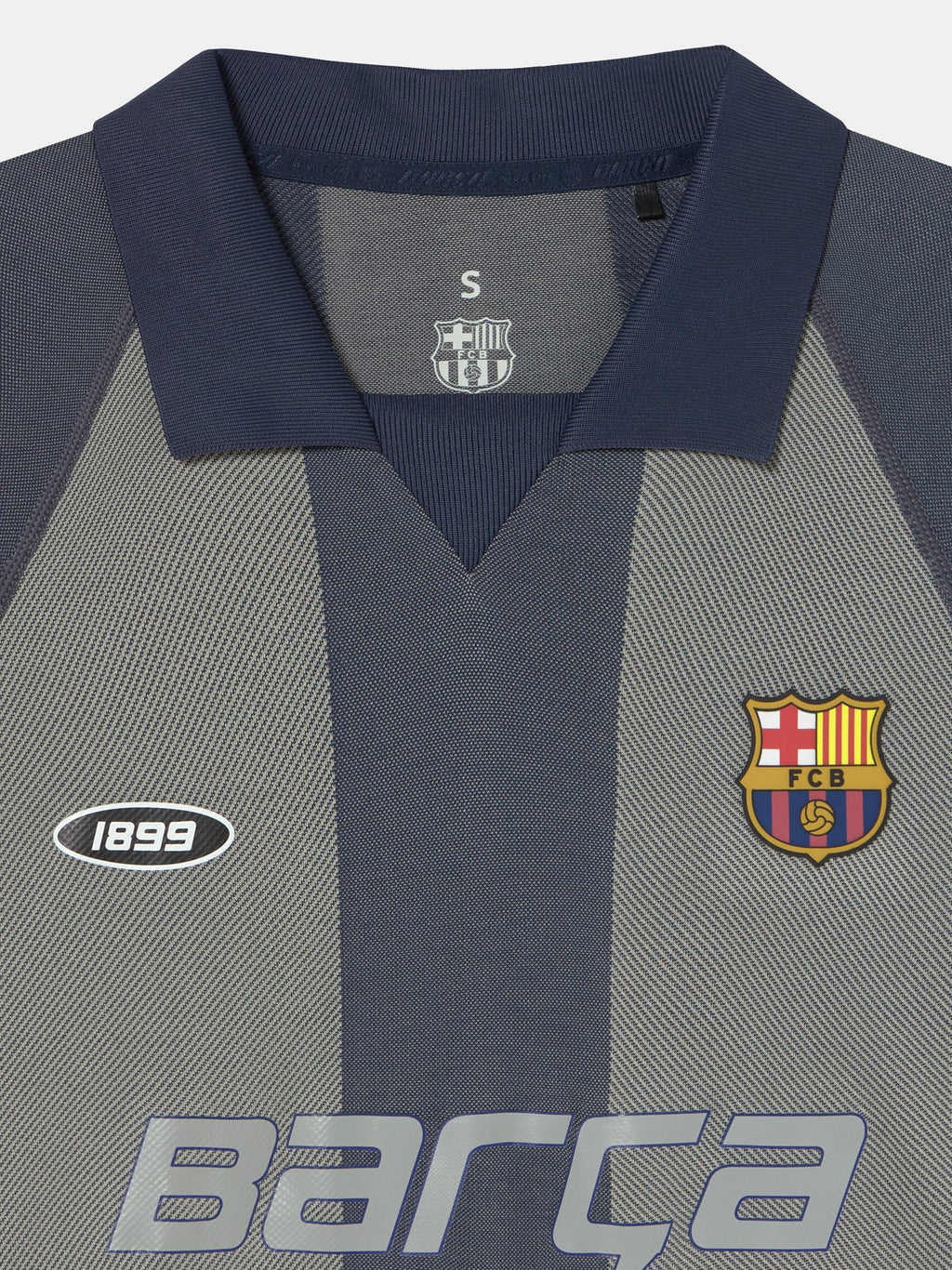 Polo striped navy Festival Barça