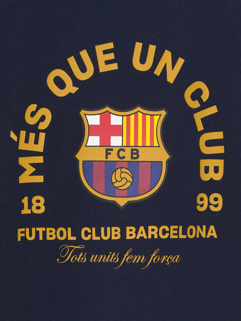 T-shirt Core Navy MÉS QUE UN CLUB - Junior