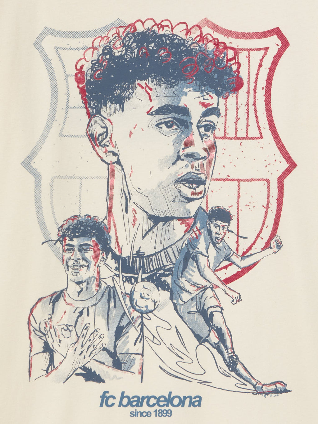 T-Shirt Lamine Yamal Graphic Barça