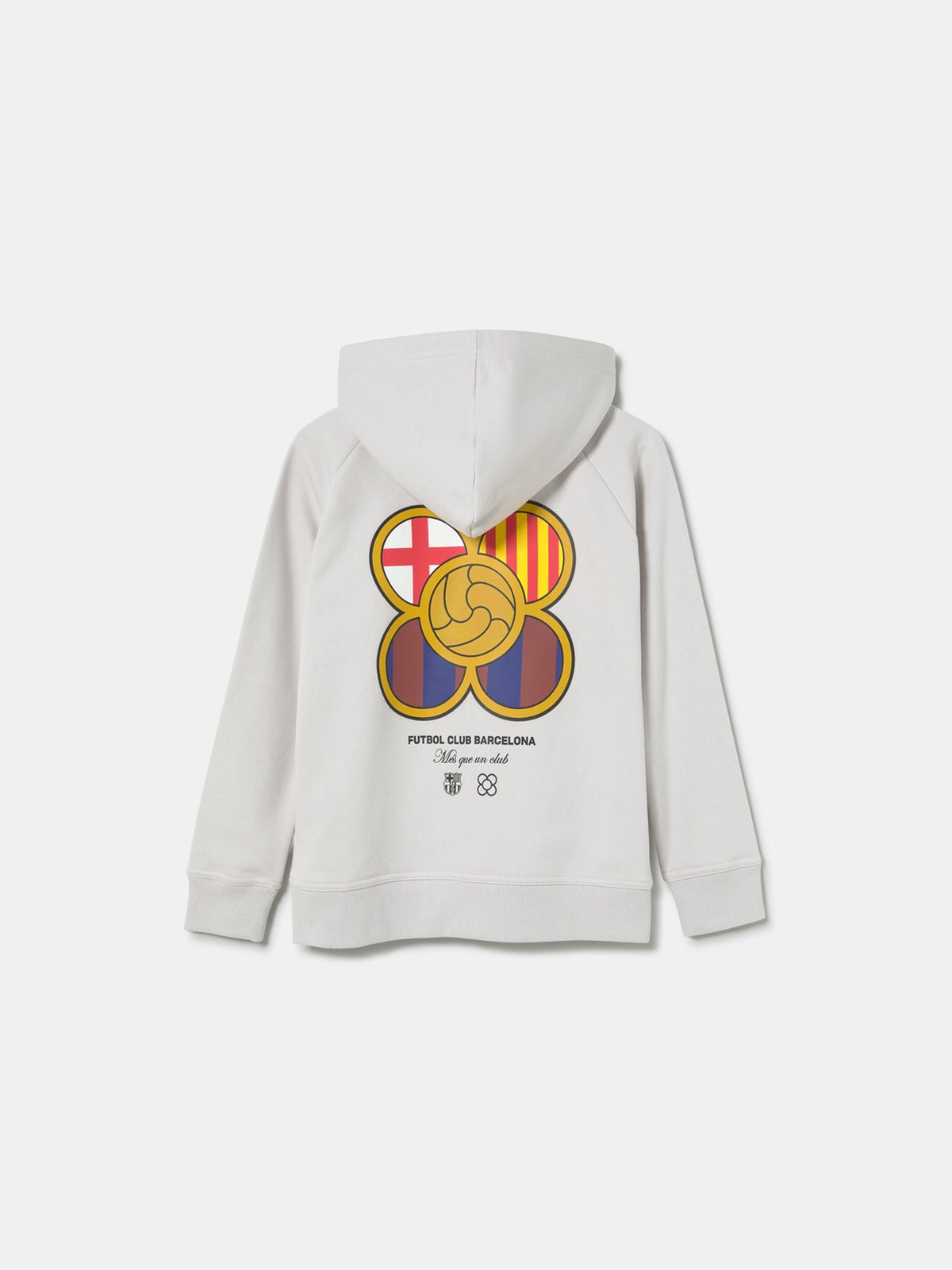 Hoodie Grey Panot Barça - Junior