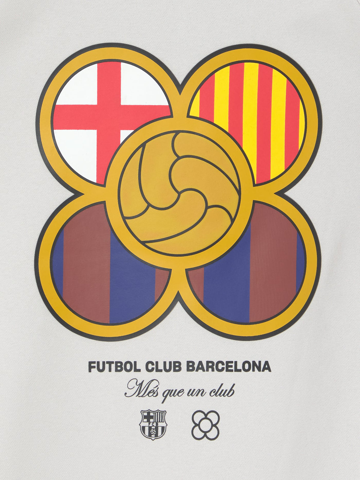 Hoodie Grey Panot Barça - Junior