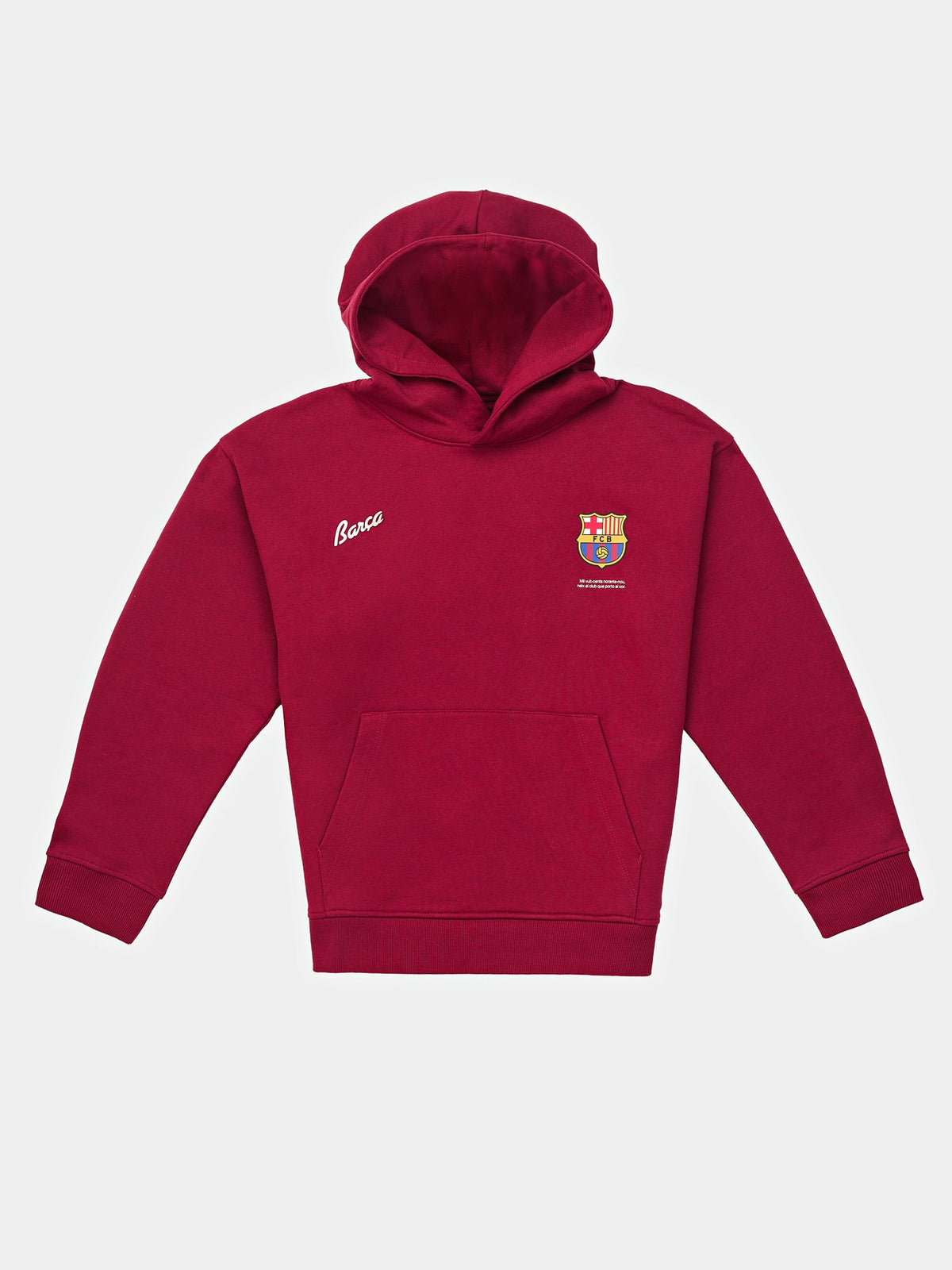 Hoodie Junior Red Core Barça