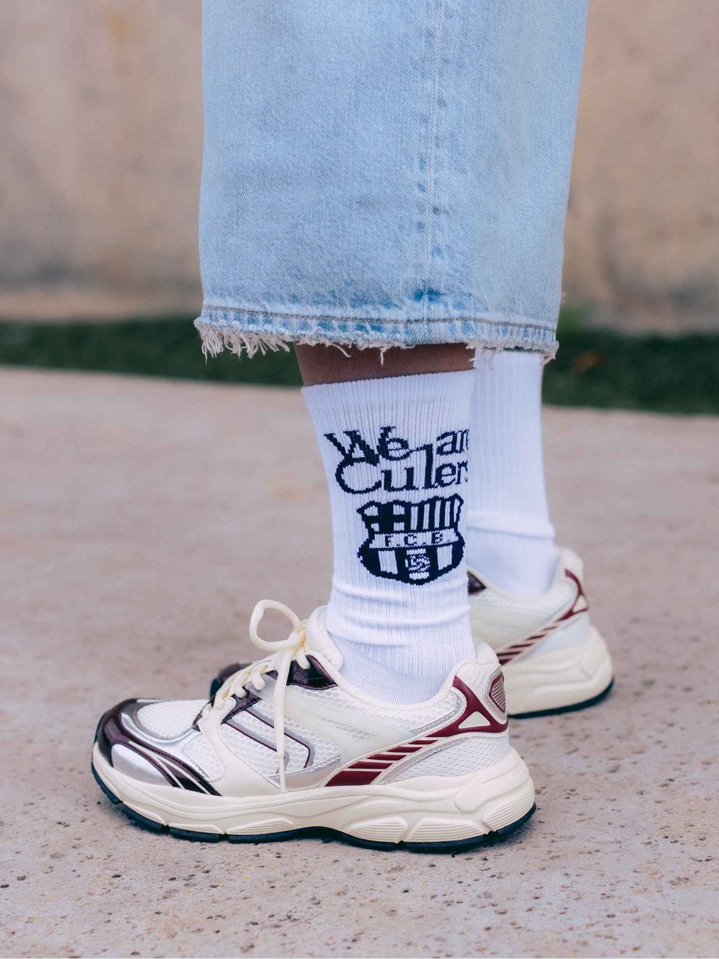 Socks 1899 Ecru We are Culers