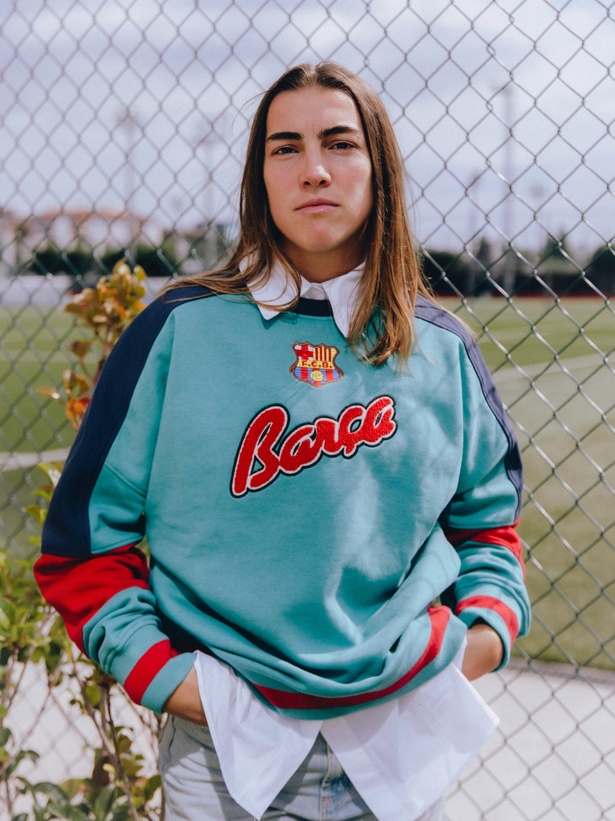 Crew Retro 1899 Turquoise Barça