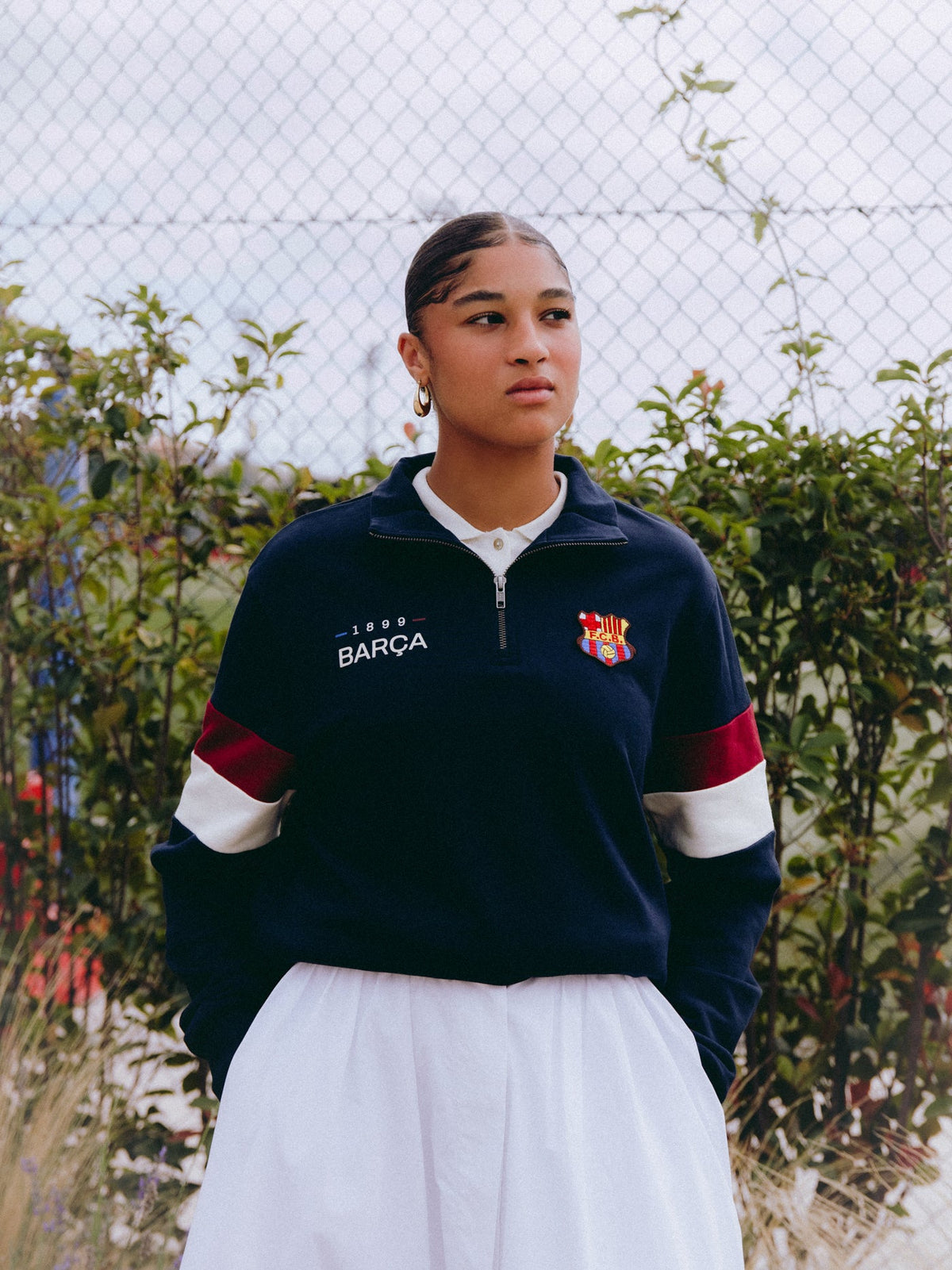 Sweatshirt Retro Navy 1899 - FC Barcelona