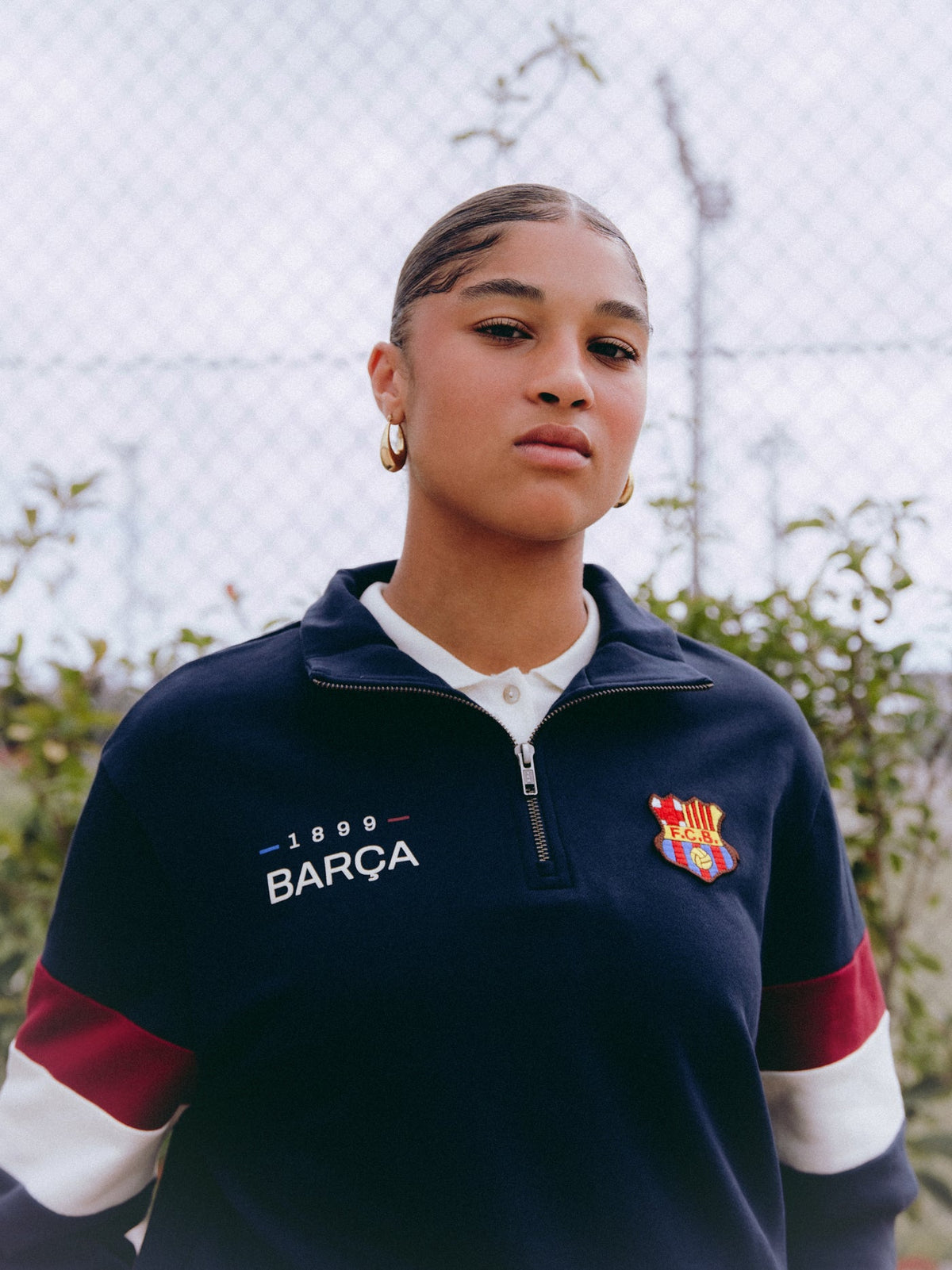 Sweatshirt Retro Navy 1899 - FC Barcelona