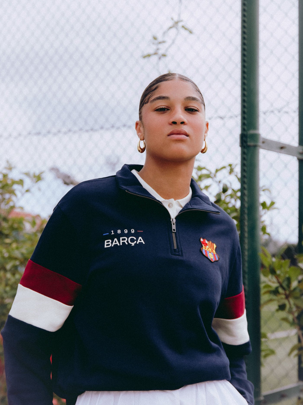 Sweatshirt Retro Navy 1899 - FC Barcelona