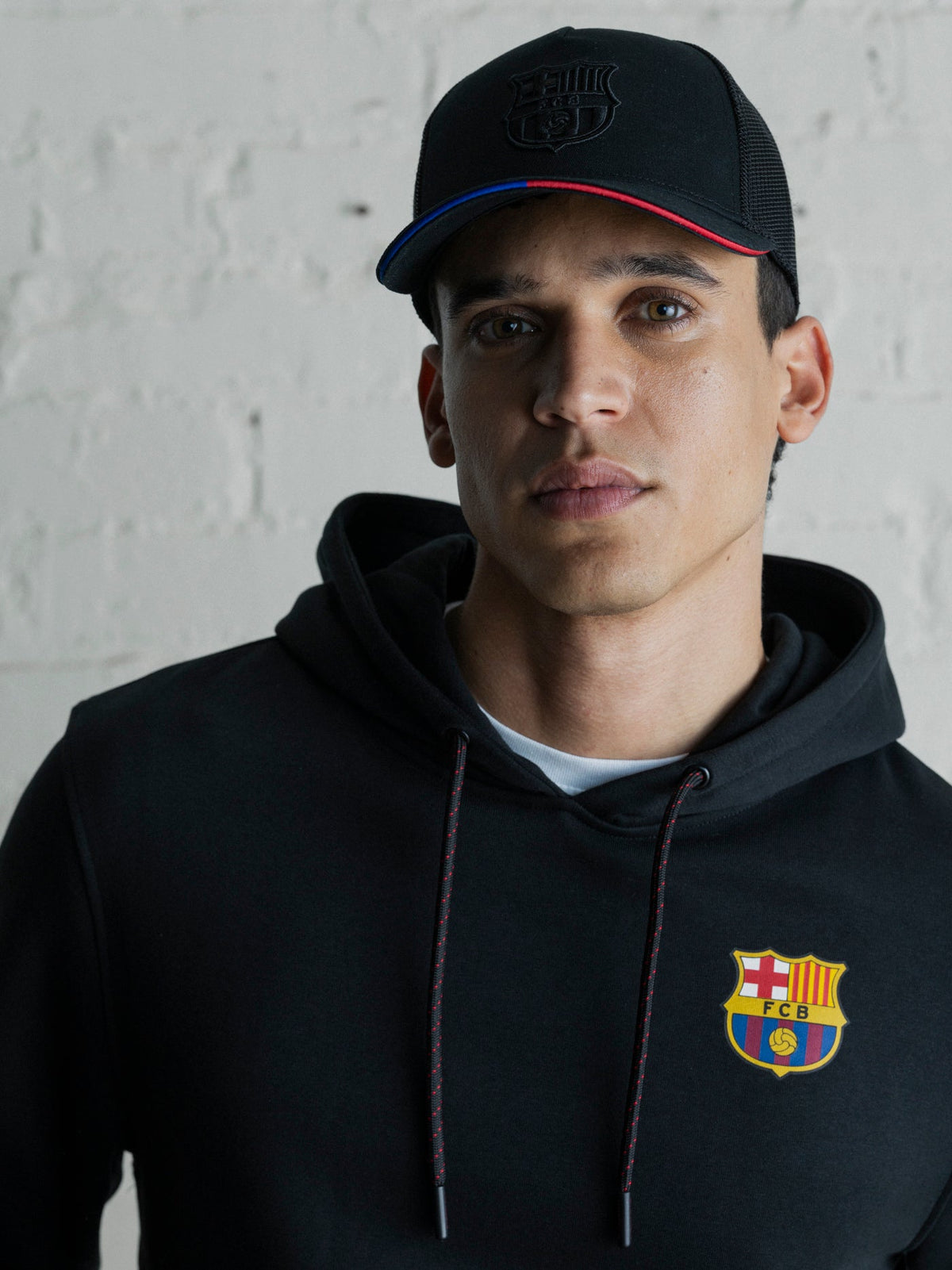 Hoodie black trencadis Barça