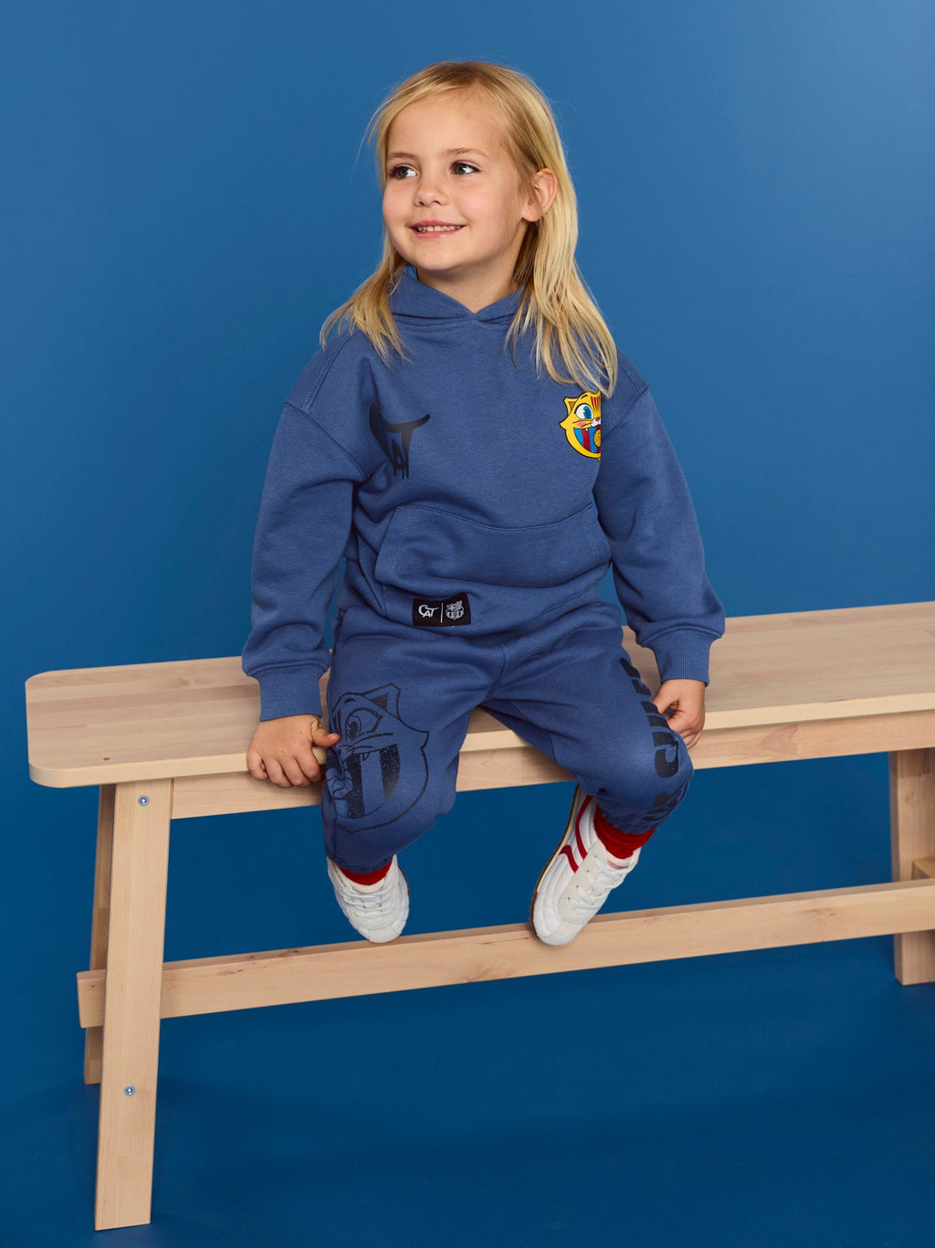Pant Blue Little Kids Cat Culer Barça