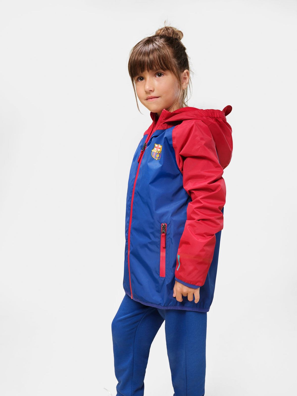 Waterproof jacket Barça - Junior