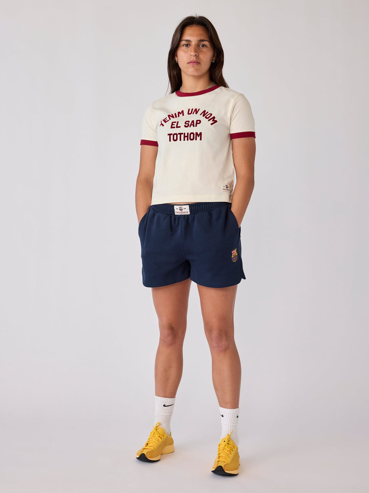 Shorts Women Navy Core Barça