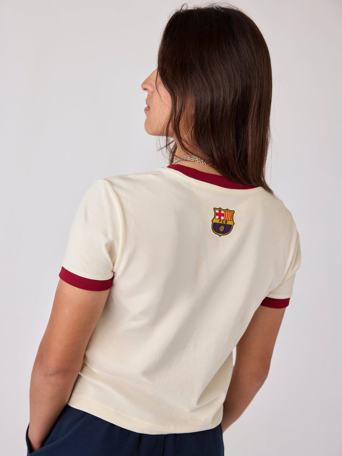 T-shirt Women Ecru Core Barça