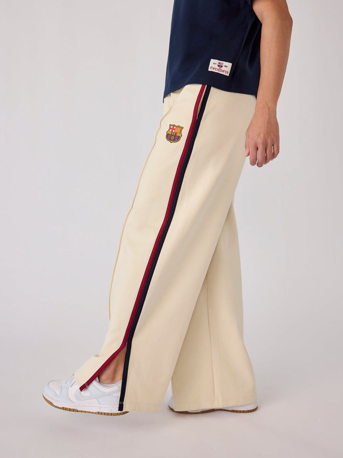 Pants Women Ecru Core Barça