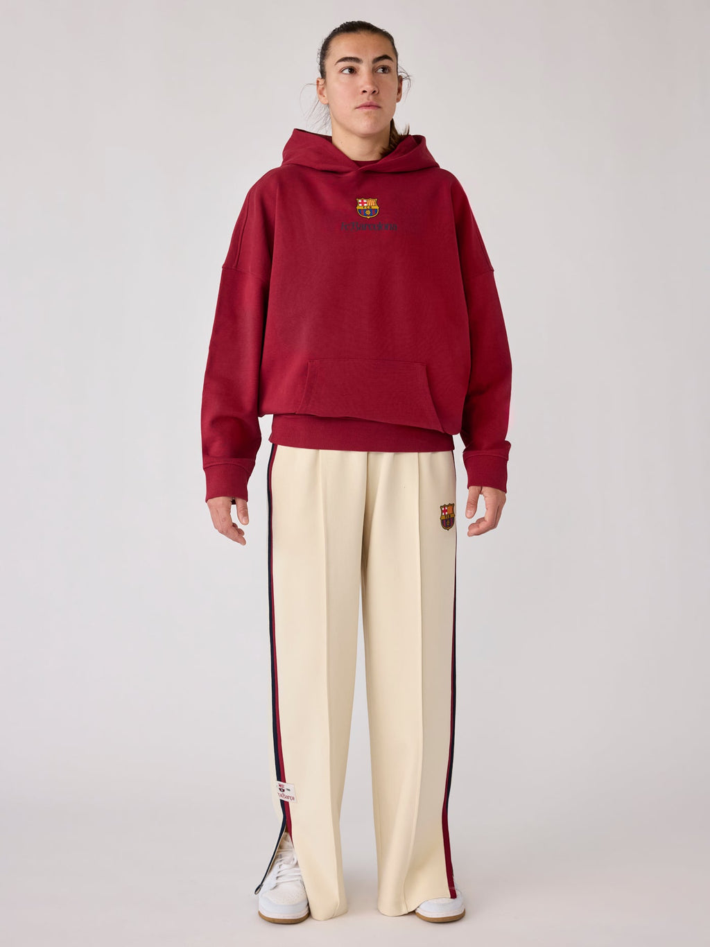 Pants Women Ecru Core Barça