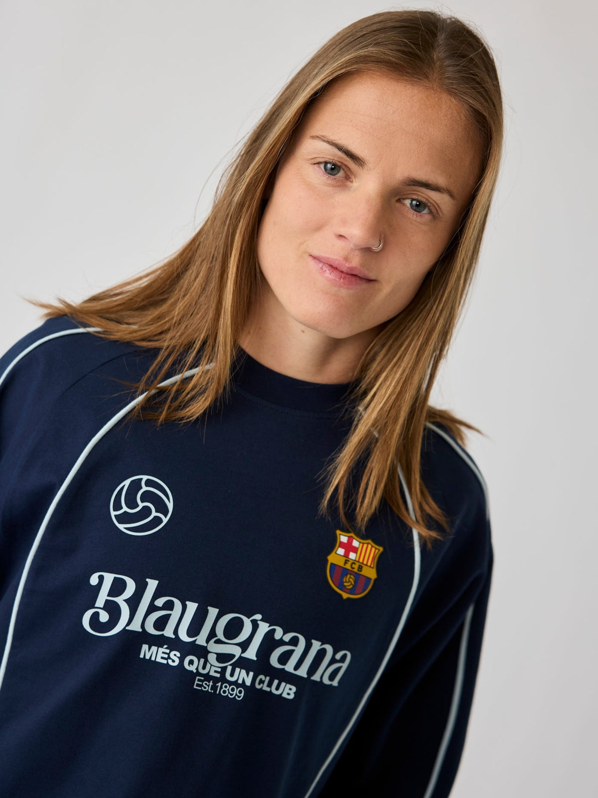 Top Women Navy Core Barça