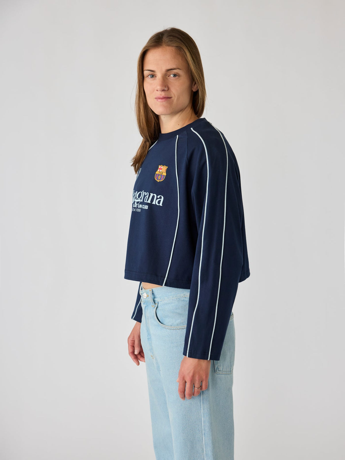 Top Women Navy Core Barça
