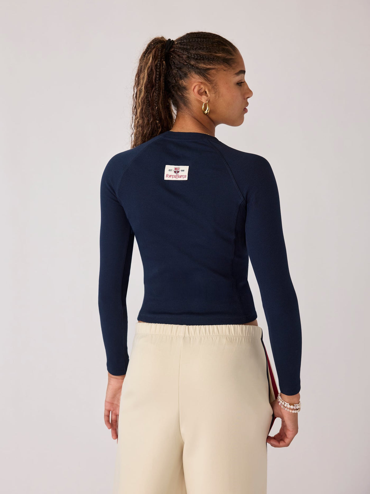 T-shirt Women Navy Core Barça