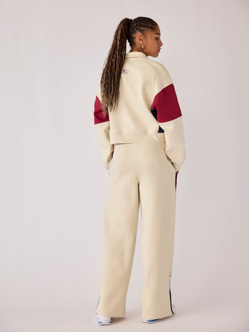Half Zip Women Ecru Core Barça