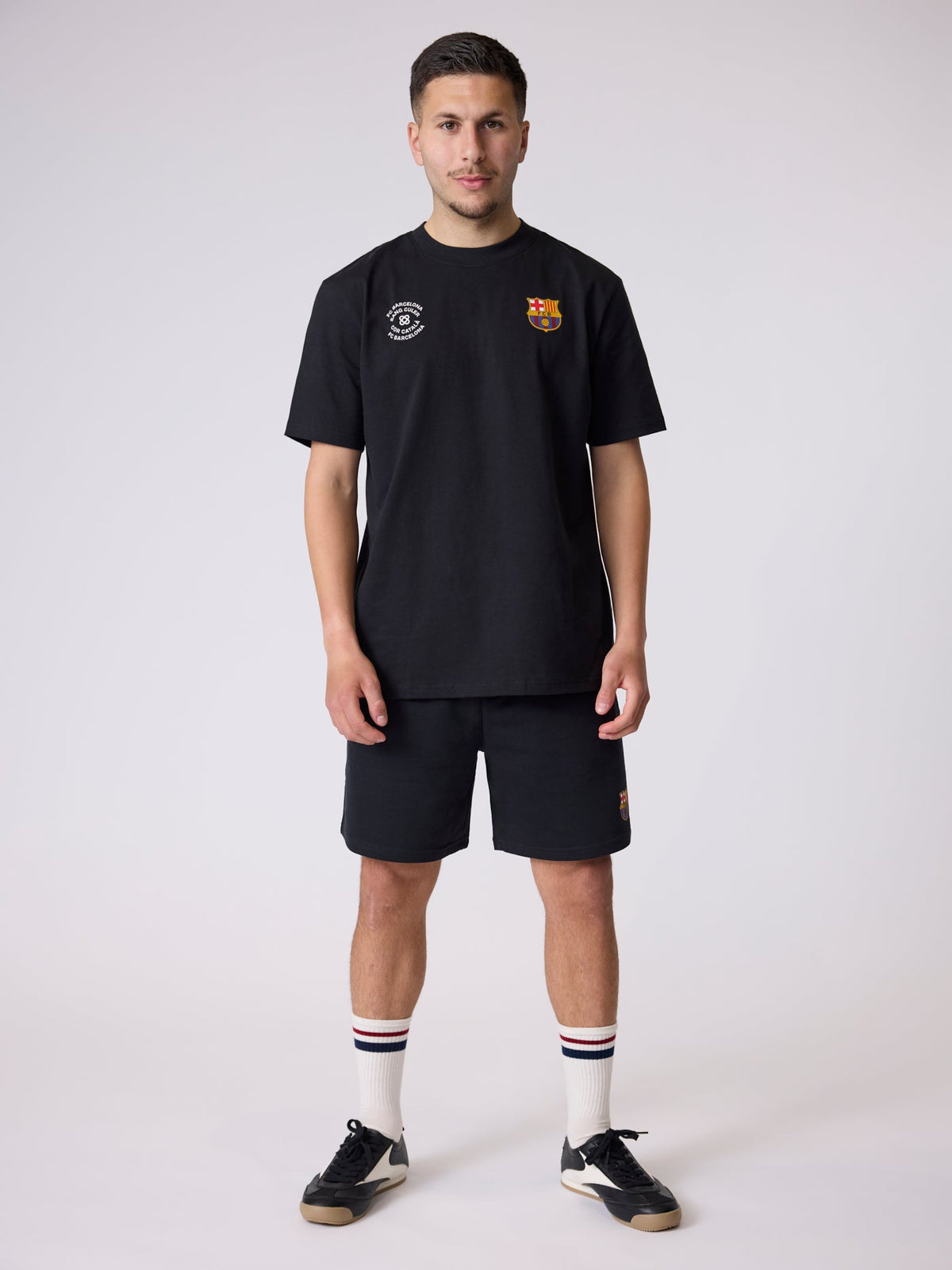 Short Fleece Black Core II Barça