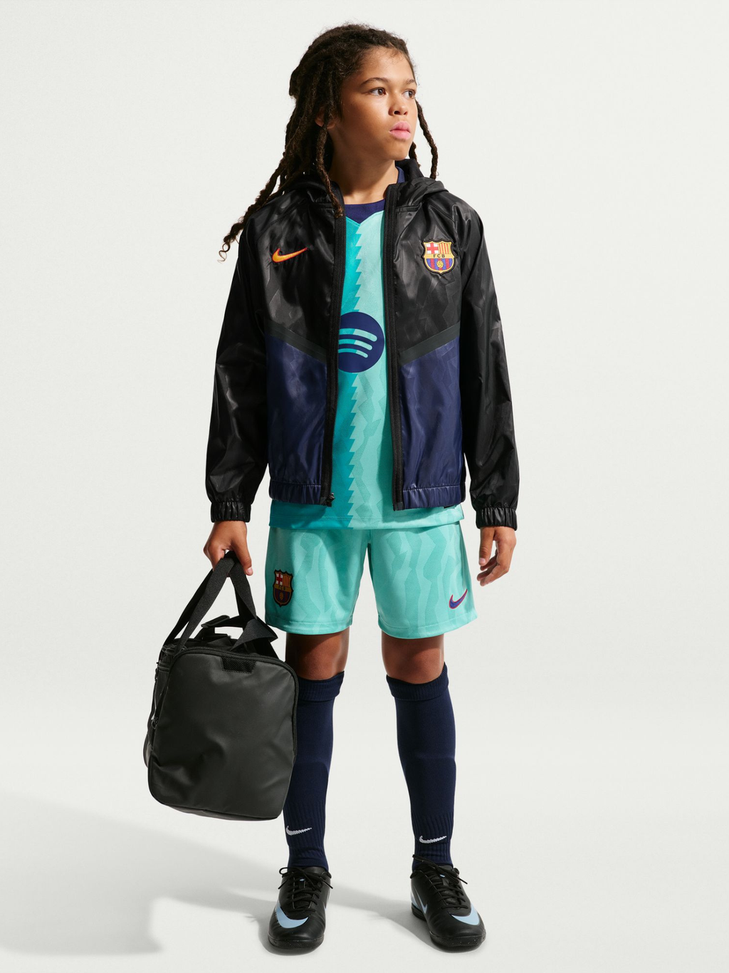 Junior anthem jacket third FC Barcelona 26/27
