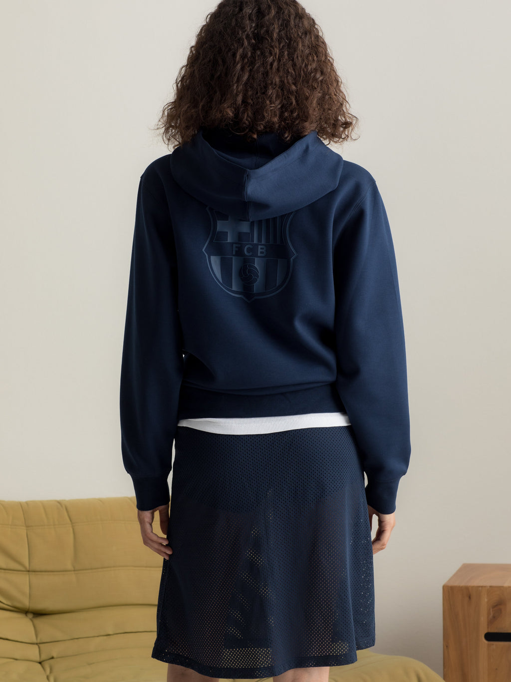 Hoodie Atemporal Navy Barça