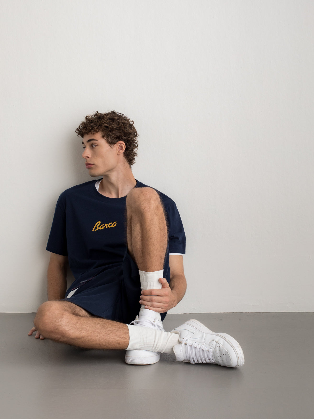 T-shirt Core Navy MÉS QUE UN CLUB