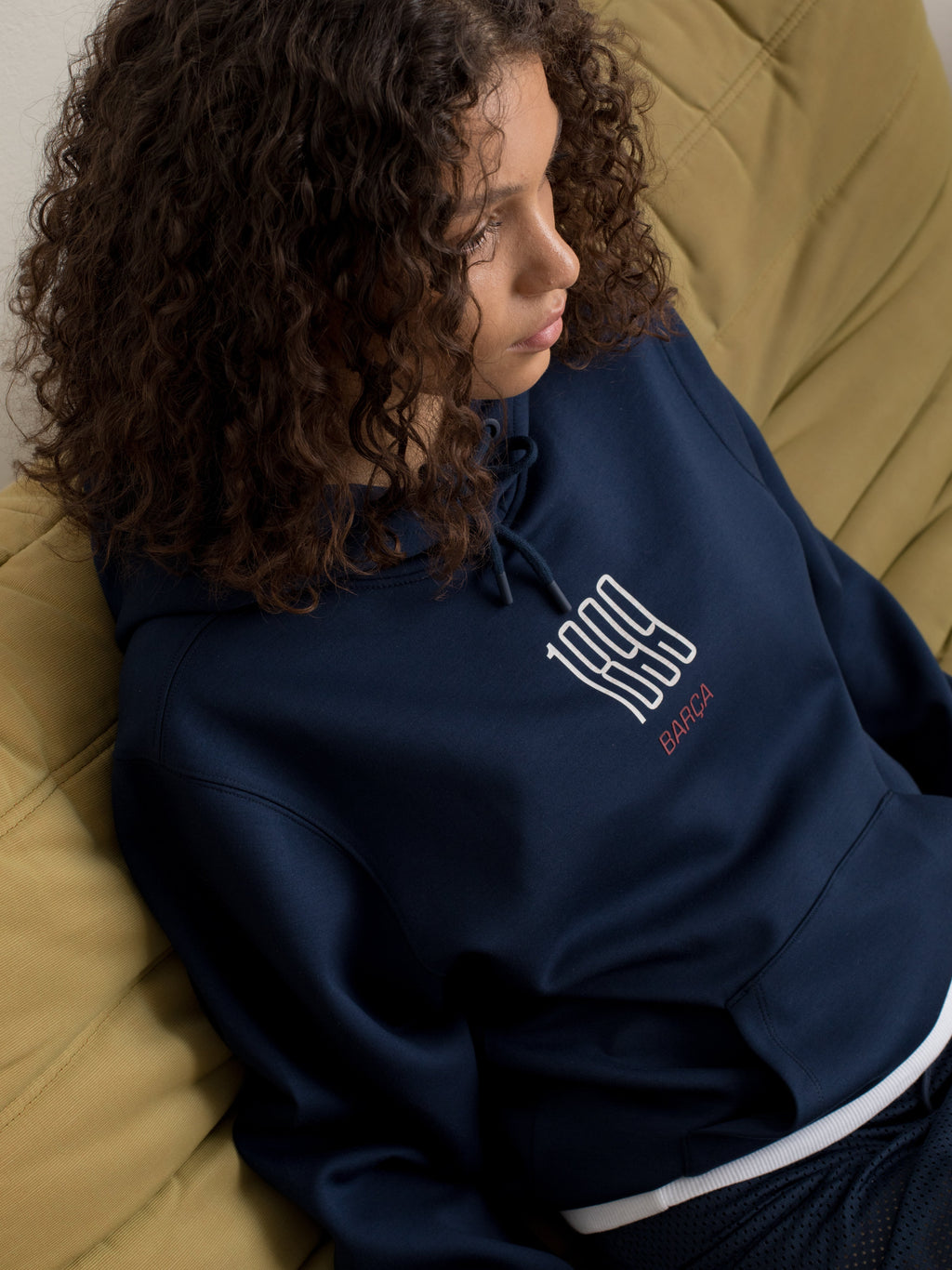 Hoodie Atemporal Navy Barça