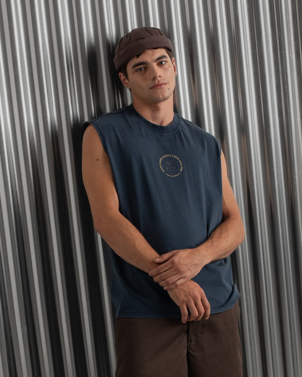 Tank Top Navy Barça Essentials