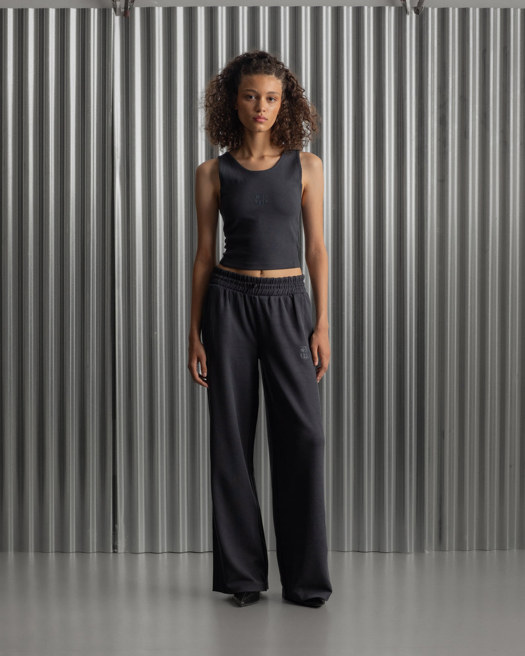 Pants Wide Grey Barça Essentials - Women