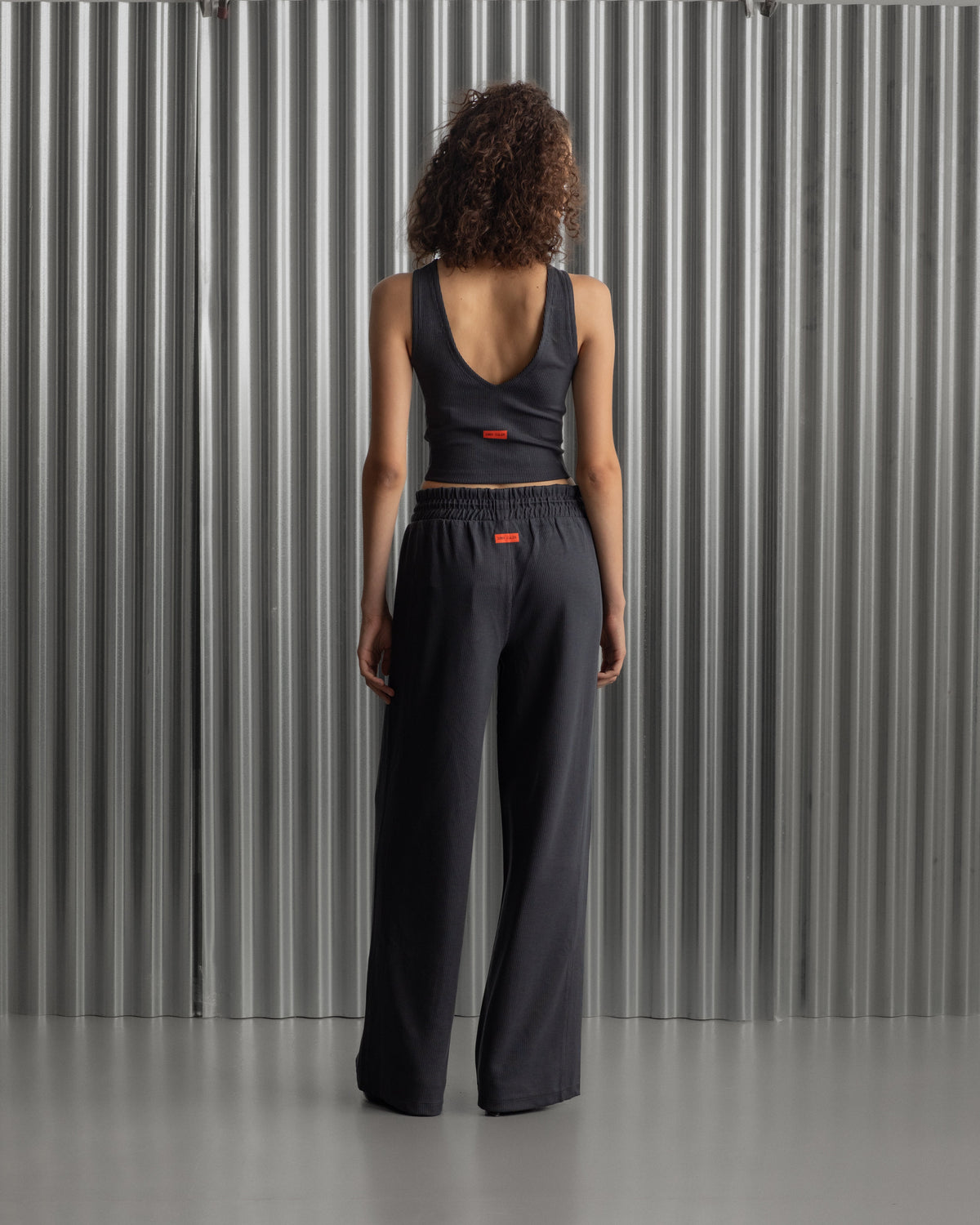 Pants Wide Grey Barça Essentials - Women
