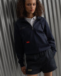 Hoodie Half Zip Navy Barça Essentials - Women