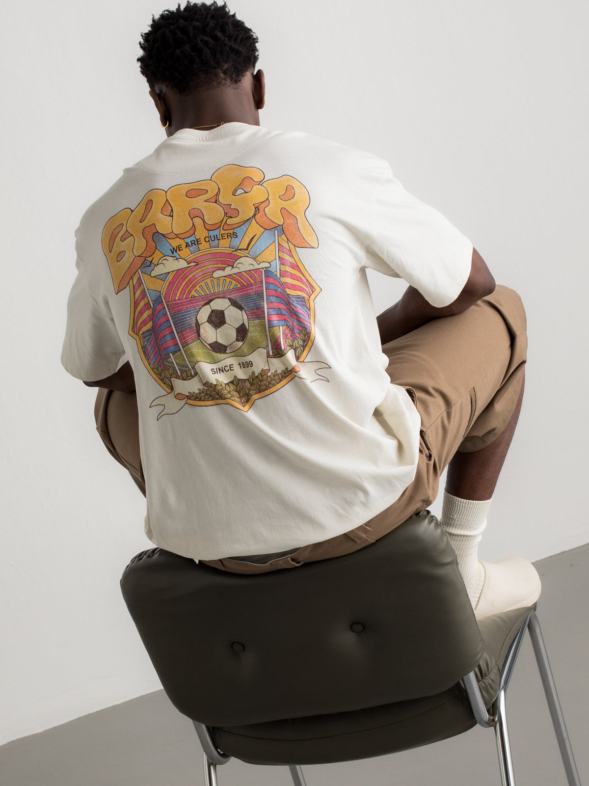 T-shirt Core Barça Ecru