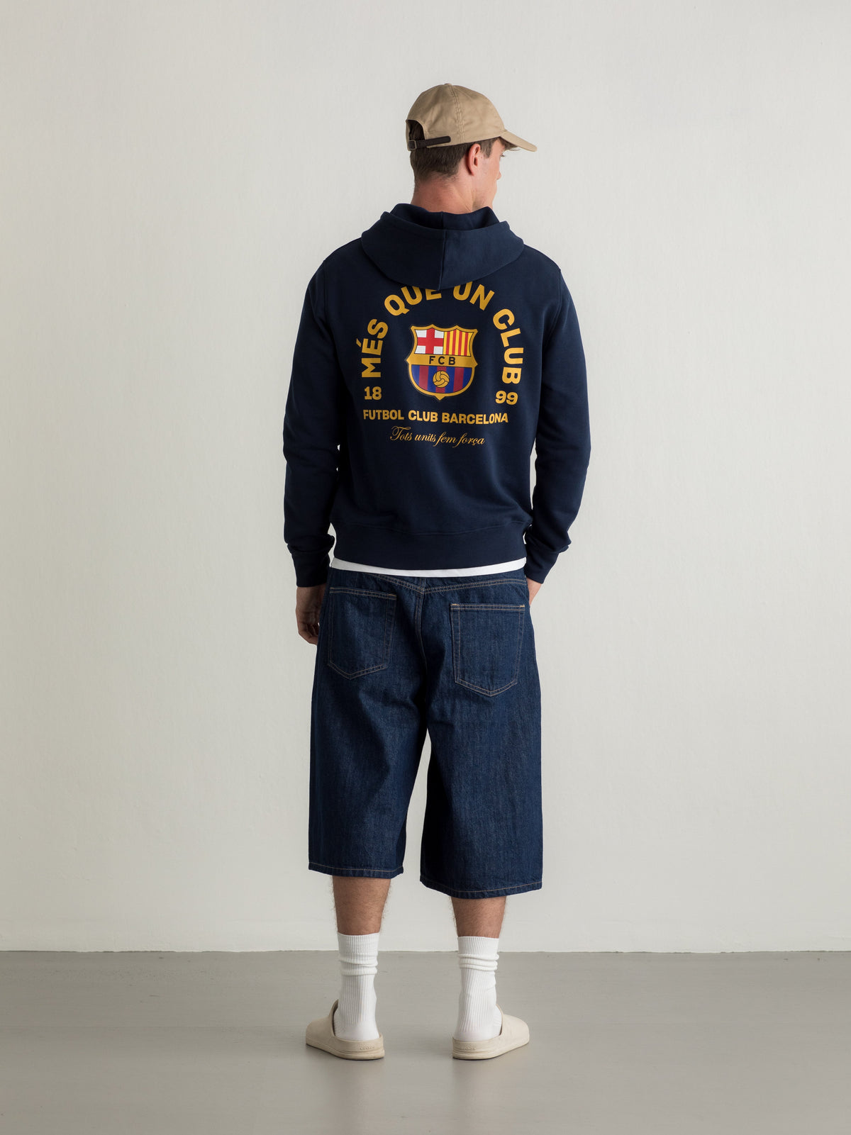 Hoodie Core Navy MÉS QUE UN CLUB