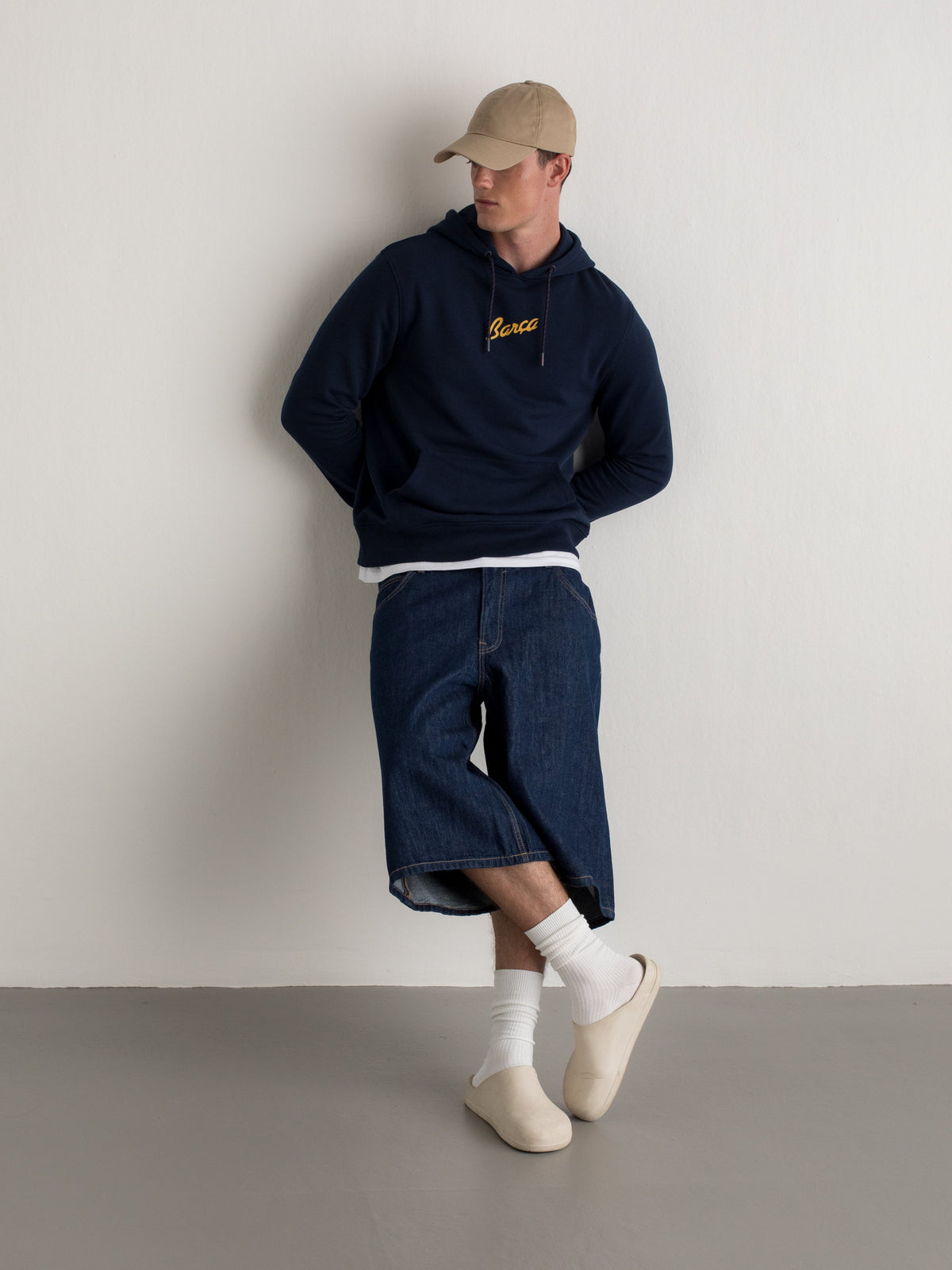 Hoodie Core Navy MÉS QUE UN CLUB