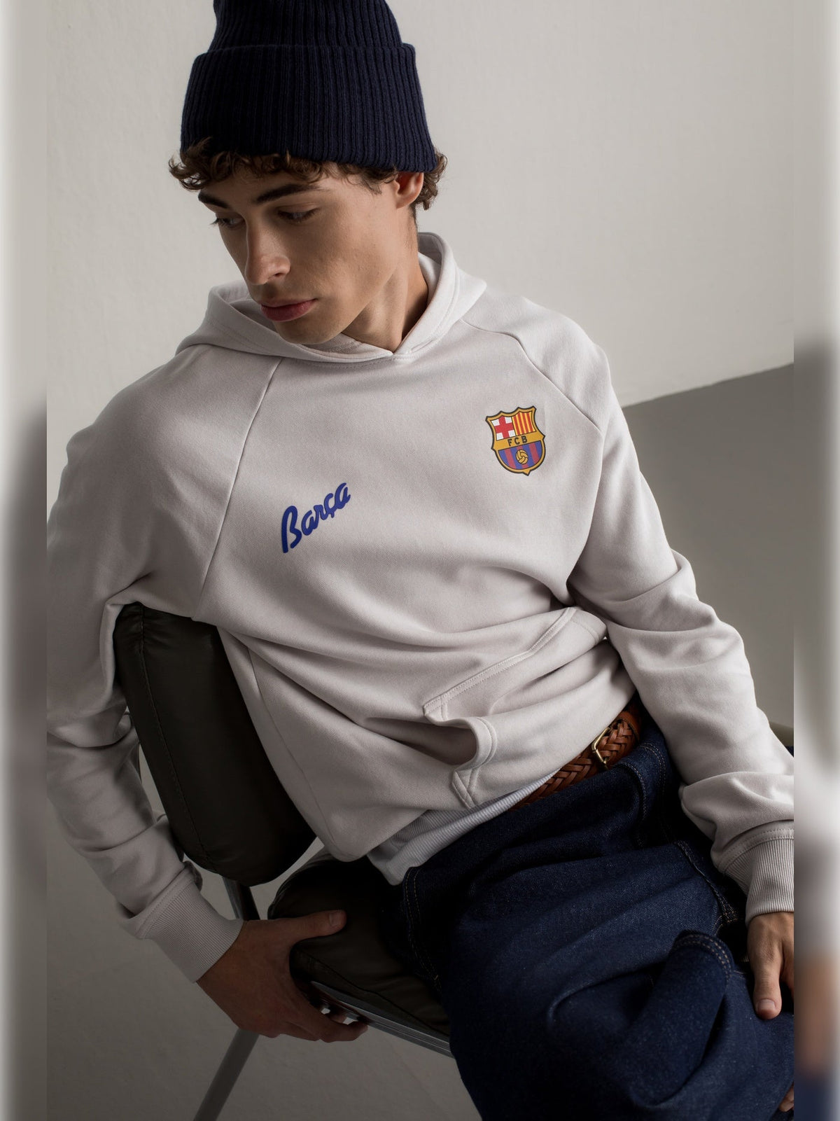 Hoodie Grey Panot Barça
