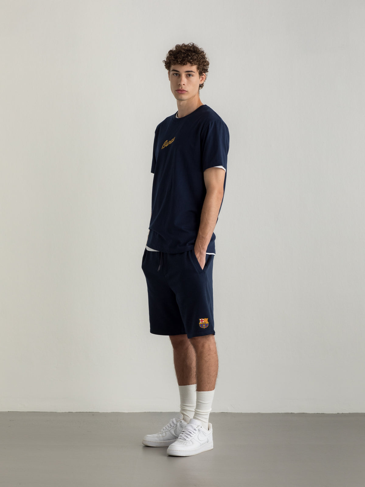 T-shirt Core Navy MÉS QUE UN CLUB