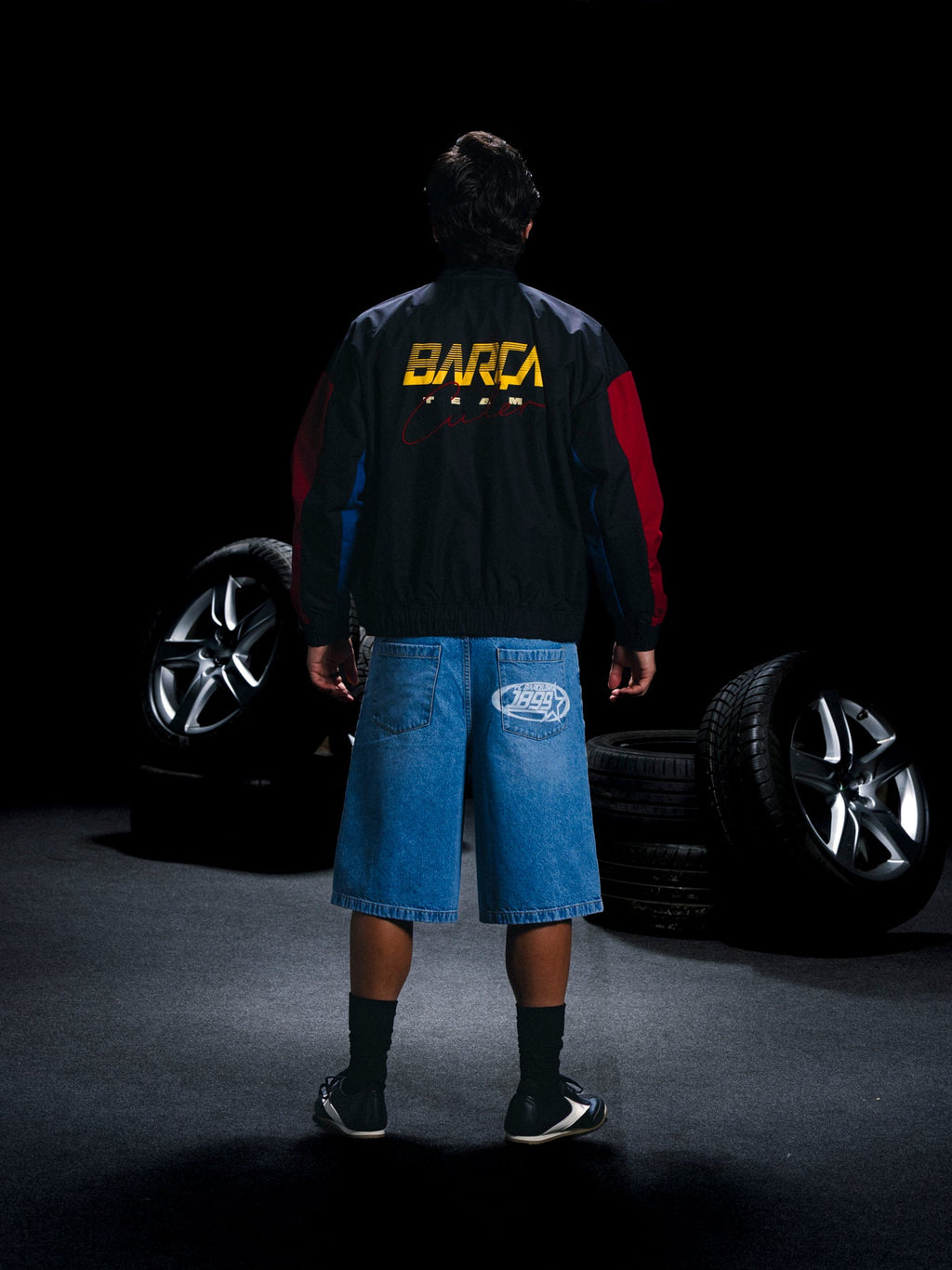 Short Denim Racing Barça