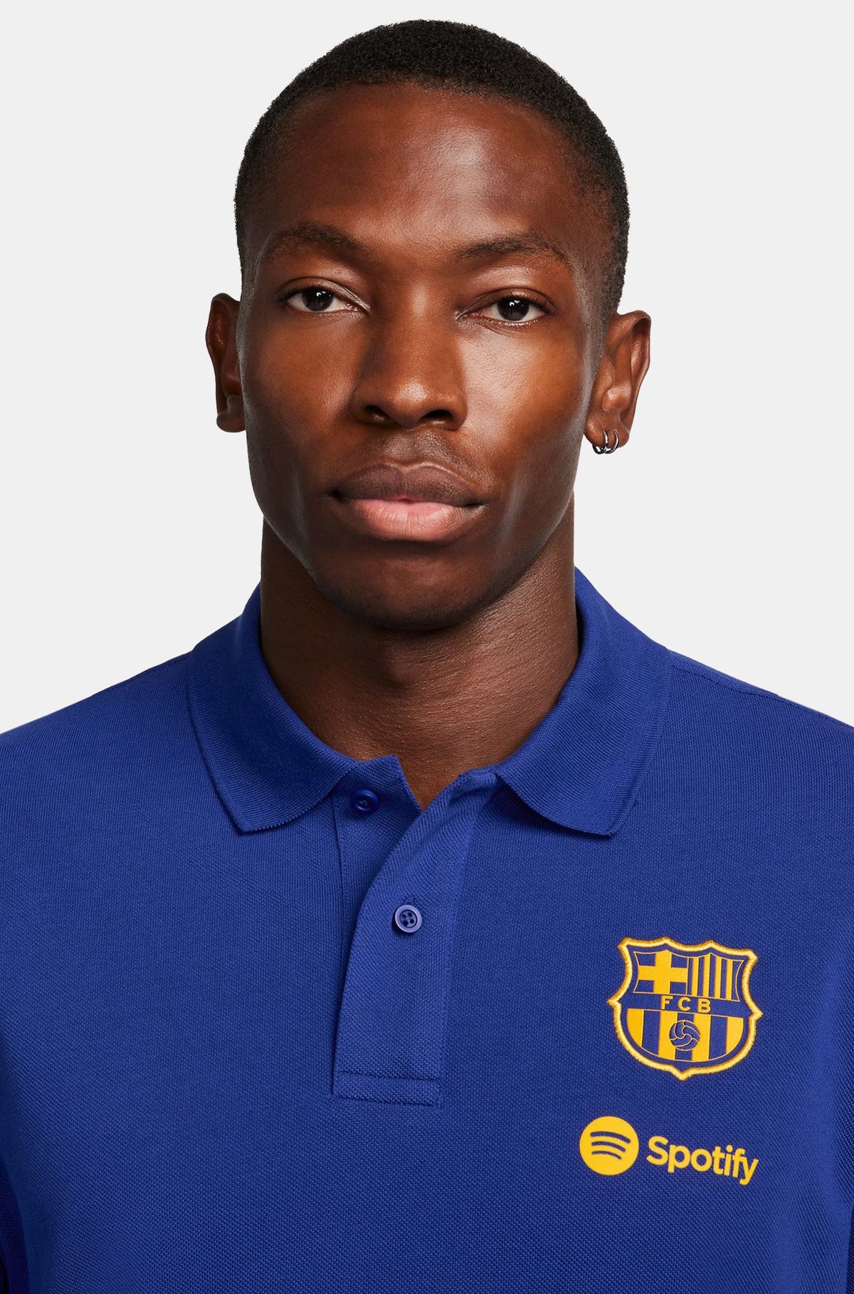 Polo crest royal blue Barça Nike