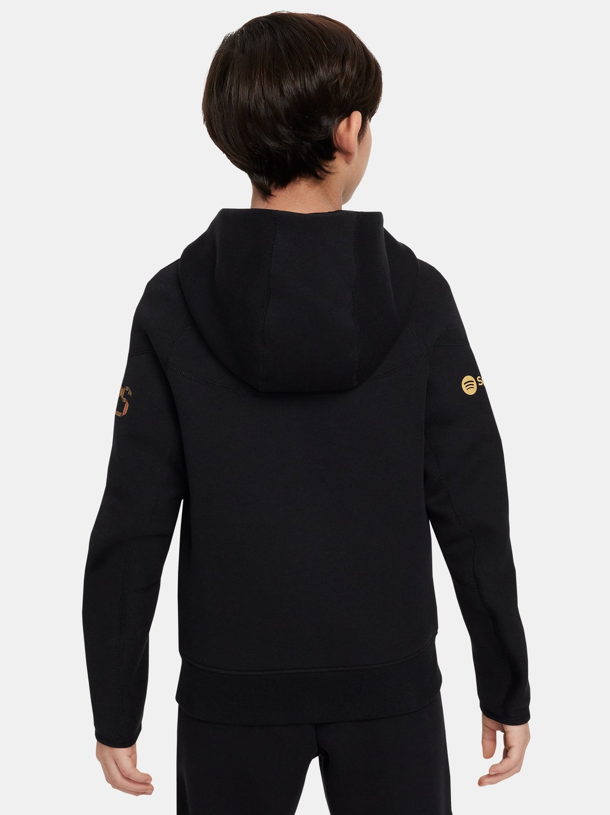 Jacket tech fleece black Barça Nike - Kids