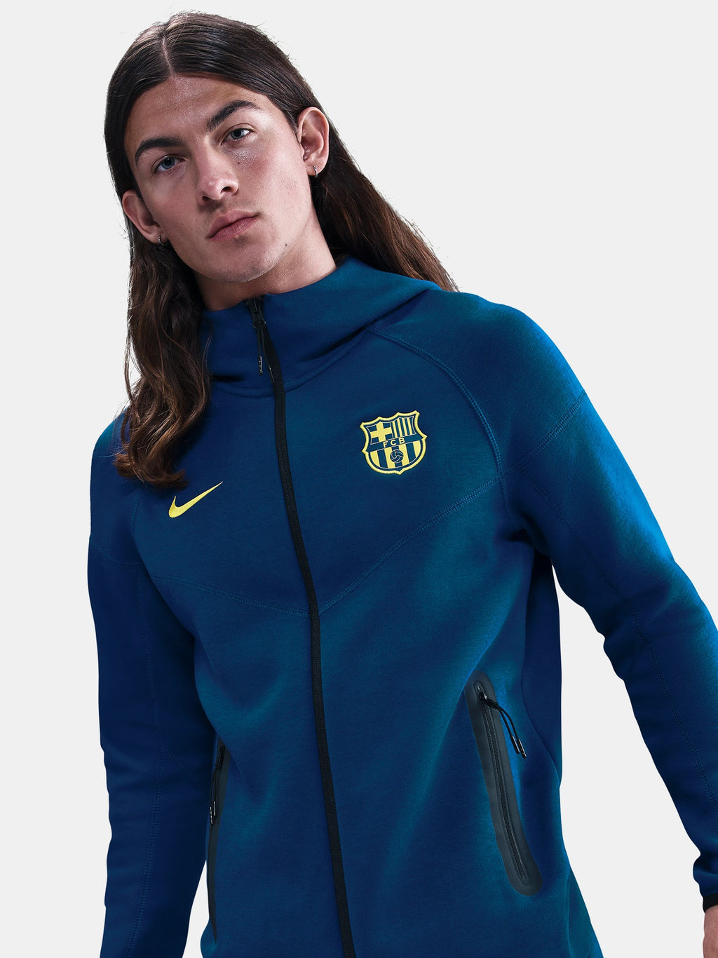 Jacket tech fleece Barça Nike