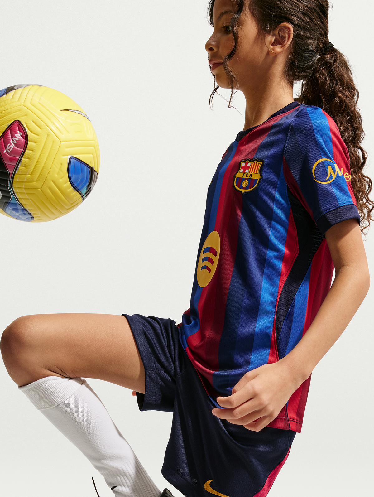 Junior home shorts FC Barcelona 26/27