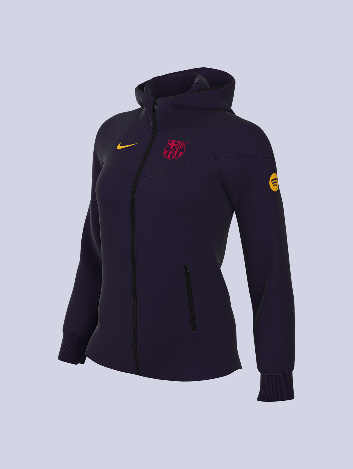 Women's hoodie tech fleece Barça Nike