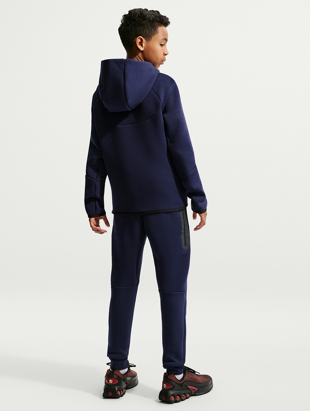 Junior hoodie tech fleece Barça Nike