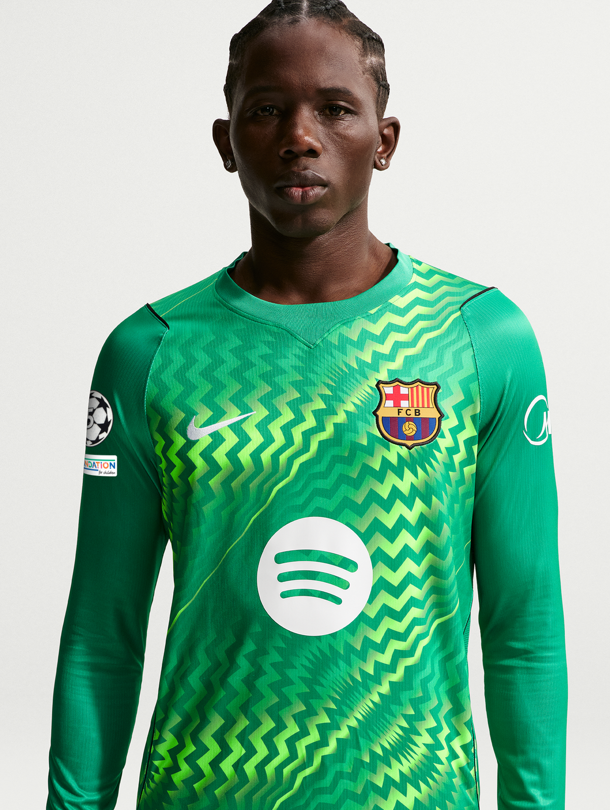 UCL Men's home goalkeeper jersey 26/27 FC Barcelona