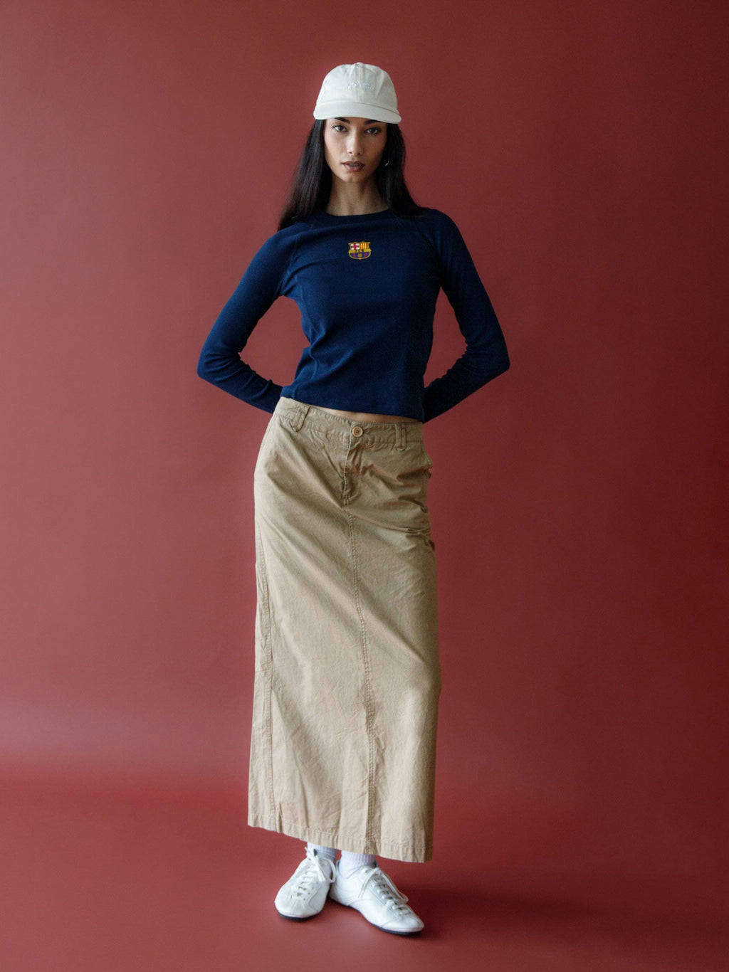T-shirt Women Navy Core Barça